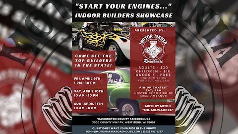 MotorMania's "start your engines" Indoor Builders Showcase