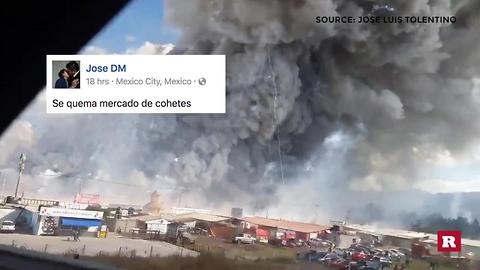 Man captures deadly fireworks explosion in Mexico on camera | Rare News