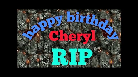 Happy birthday cherryl