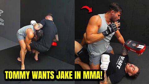 Tommy Fury Training For JAKE PAUL MMA Fight With UFC CHAMP Tom Aspinall