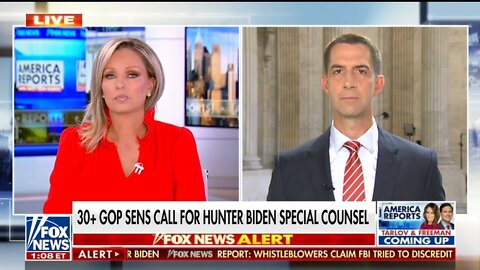 Sen Cotton: We Can't Trust AG Garland Not To Politicize A Hunter Biden Probe