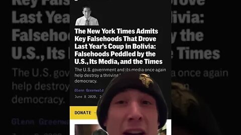 Elon Musk Calls New York Times "Far Left" Even After they Helped his Coup in Bolivia.