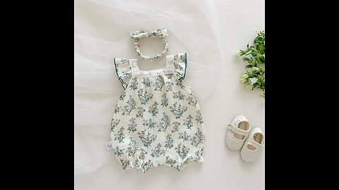 New Summer Baby Rompers