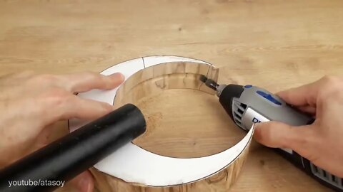 How to Make A Flowering Crescent Shaped Epoxy Resin Lamp