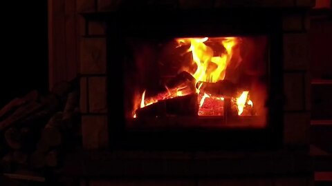 Intense Chills from Fireplace 🔥 Fire Ambience with Soft Crackles | 1 Hour