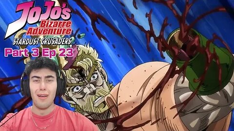 Doomed | Jojo's Bizzare Adventure REACTION | Part 3 Ep 23