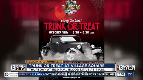 Trunk-or-treat at Village Square