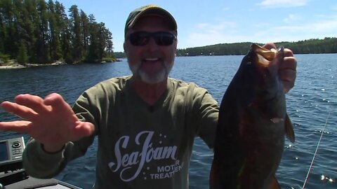 Bass Action in NorthWest Ontario with Al & Dan Lindner