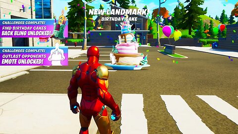 BIRTHDAY REWARDS AVAILABLE in FORTNITE!