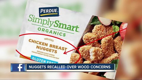 Frozen chicken nuggets recalled over wood concerns