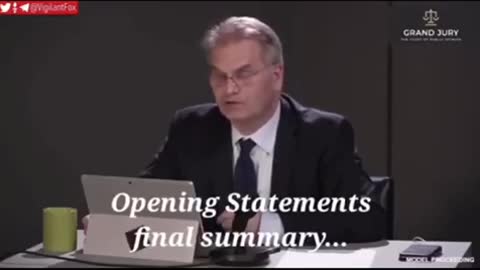 Lawyer Reiner fuellmich gives opening statement to grand jury in corona fraud case.