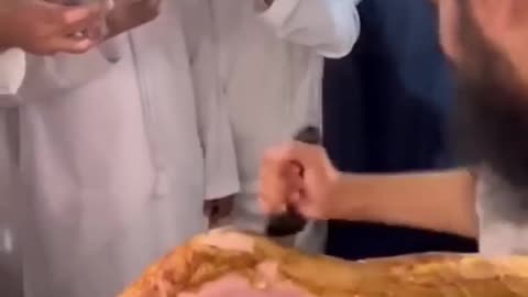 Saudi Arabia traditional food camel mandi wowwwwww