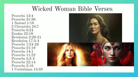 Wicked Woman Bible Verses