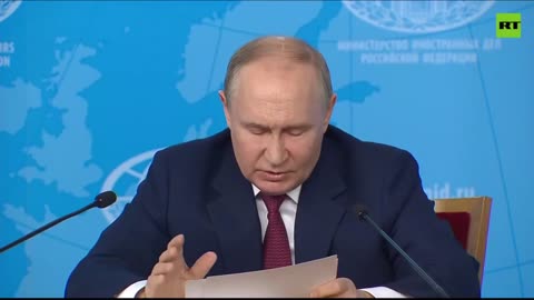 President Putin outlines conditions for ceasefire - Reloaded from The Invisible War in DUMBS & Underground