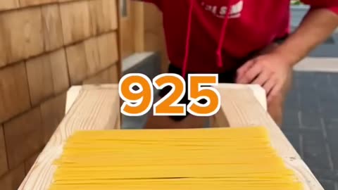 You will NEVER guess how many spaghetti’s 🍝 it took! 🤯