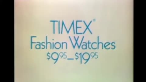 Watch twice the Timex commercials from c1971