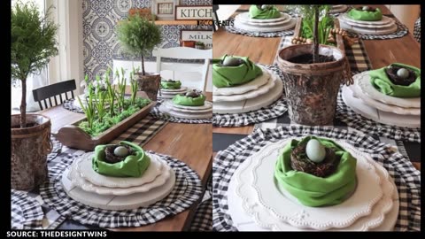 28 Best Easter Table Decorations Ideas ~ Easter Tablescape 2024 Spring ~ Centerpiece Ideas