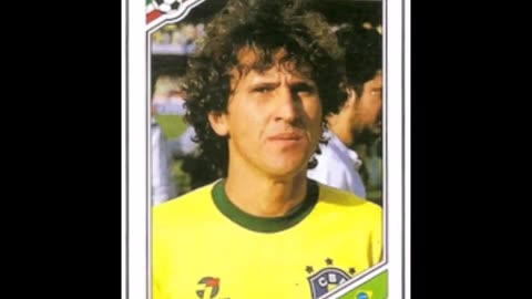 PANINI STICKERS BRAZIL TEAM WORLD CUP 1986