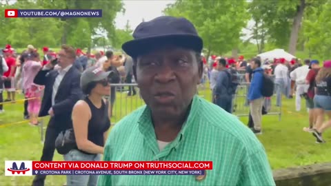 Donald Trump MAGA Event in Crotona Park, South Bronx, New York (May 23, 2024)