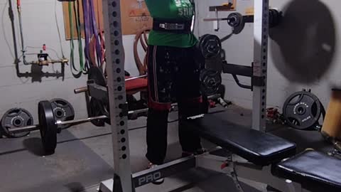 265 x 1 paused front squat