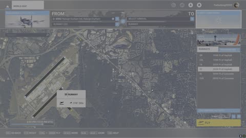 Raleigh North Carolina in Flight Simulator Part 2