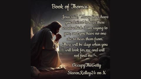 Gospel Of Thomas @StevenDKelley @GETTY