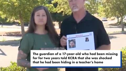 California teacher allegedly hid missing teenager for two years