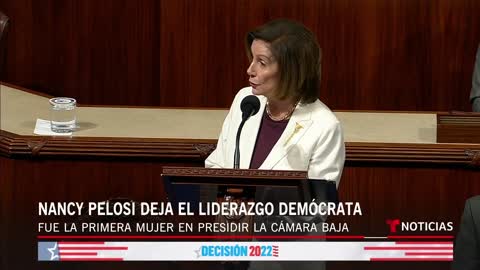 “Es un día triste": Pelosi se retira del liderazgo demócrata | Noticias Telemundo