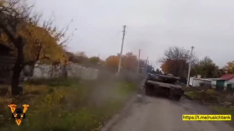 Russian T-72B3 tanks working directly at V.S.U. positions in Donbass.