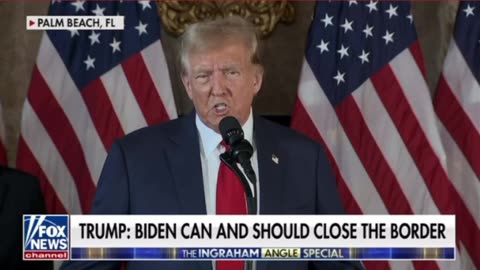 Trump: Biden can and should close the border