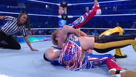 FULL MATCH — Rey Mysterio & Dominik Mysterio vs. Logan Paul & The Miz: WrestleMania 38