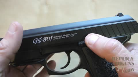 G&G GS-801 CO2 Blowback Airsoft Pistol Table Top Review