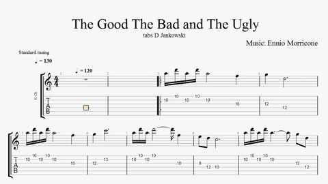 How to play The Good, The Bad, and The Ugly on guitar