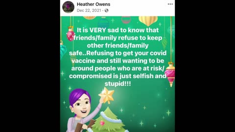 Evil cunt called you "selfish" and "stupid" for being unvaccinated. The moron dies from the vaccine.