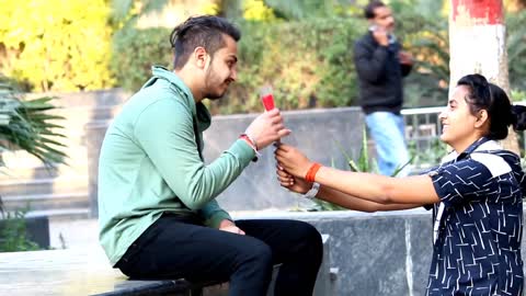 Rose Day Prank On boy's With Twist ( ROSE DAY SPECIAL) Pranks In India