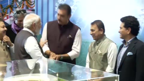 PM Modi meets with India's Cricket Greats in Varanasi