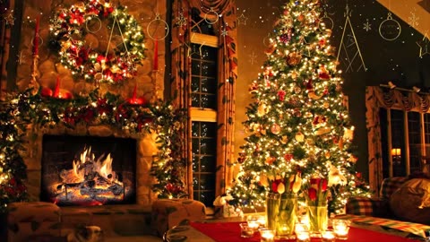 3 Hours Classic Christmas Music with Fireplace Christmas Songs Playlist Merry Christmas 2023