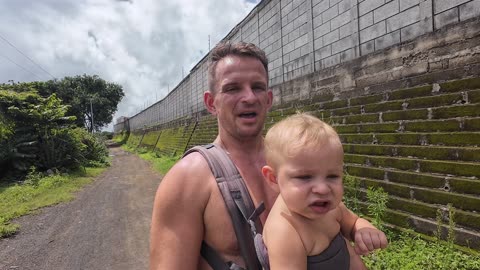 Father & Son Workout in Nicaragua - Cut Day 96 - Chest & Triceps with 1 Set to Failure.