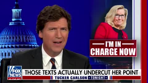 Tucker Carlson breaks down why Liz Cheney was demanding text messages