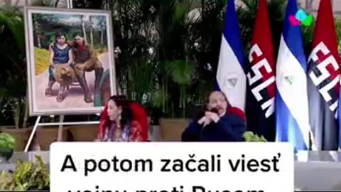 Nikaragujský prezidnet Daniel Ortega - Rusko bojuje na Ukrajině boj za svobodu