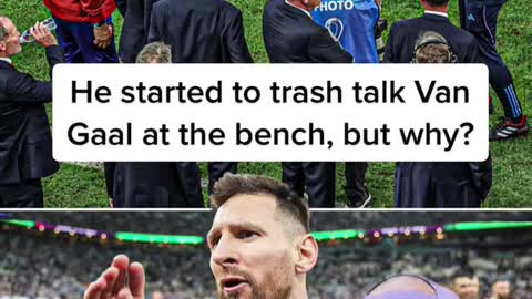 Van Gaal been trashtalking for week before the game,messi did the it now clebration