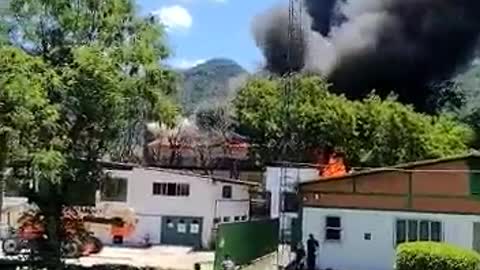 URGENT! Fire at Projac Rede Globo TV Rio de Janeiro 11/18/2022