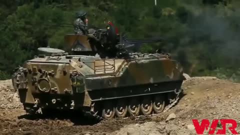 A South Korean K263A1 SAM in action