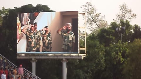 India Wagah Border "Militry Prade to show our pride" (Amritsar).