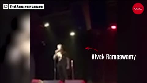 Vivek Ramaswamy⁩ rapping Eminem in college