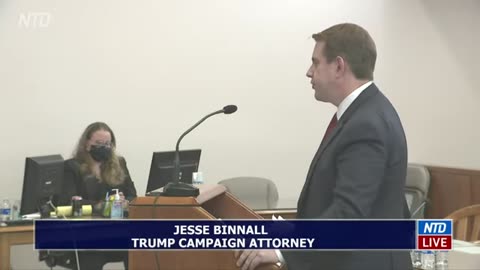 History, 2020 ELECTION, Trump legal team presents voter fraud evidence to Nevada judge (Dec. 3)