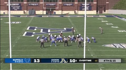 Buffalo vs Akron Highlights | College Football Week 5 | 2023 College Football