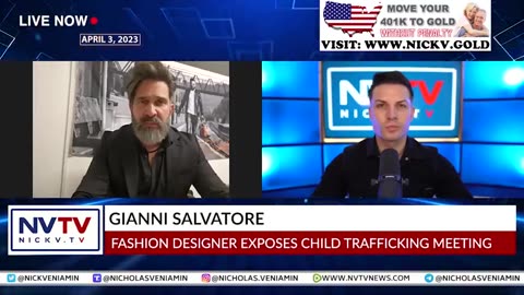 Nicholas Veniamin discusses "CHILD TRAFFICKING SECRET MEETING" with Gianni Salvatore