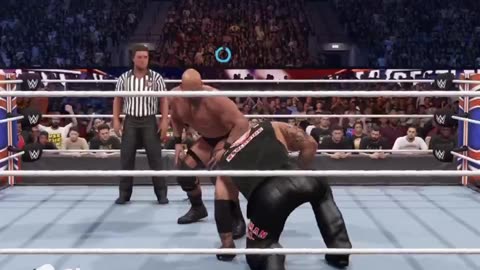 WWE 2K24 Stone cold stunner to the deadman