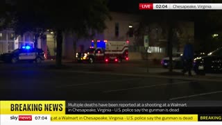 Multiple fatalities in shooting at Walmart store in Virginia